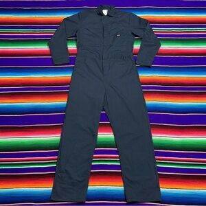 Genuine Dickies Men's Temp Control Long sleeve dark navy coveralls Medium regula